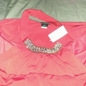 Torrid jewelled collar halter top